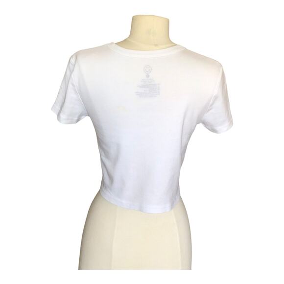 Coca Cola Diet Coke Shirt Crew Neck Short Sleeve White Cotton Women's Size Small - Picture 4 of 9